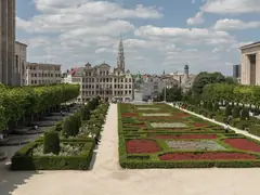 Los jardines del Monte de las Artes, en Bruselas
