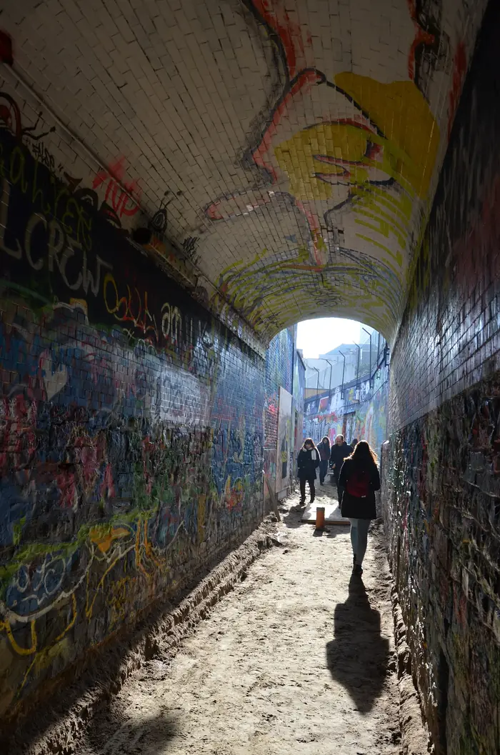 El callejón de los grafitis (Werregarenstraatje), en Gante